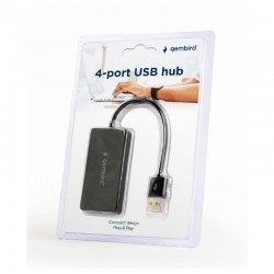 HUB USB GEMBIRD 4 PUERTOS...