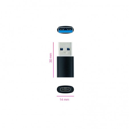 ADAPTADOR NANOCABLE USB-A/M...