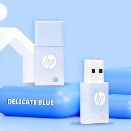 PEN DRIVE 64GB HP USB 2.0 BLUE