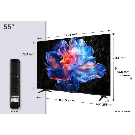 TELEVISOR TCL 55 UHD 4K USB...